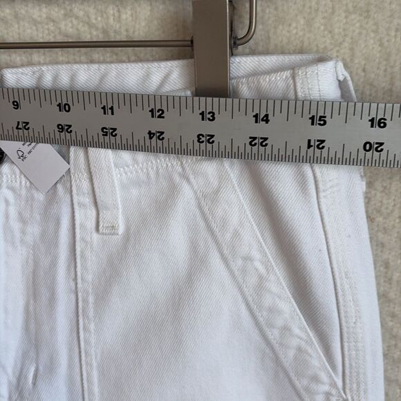 J Crew Point Sur wide-leg carpenter jean in white Womens Size 27 White‎ - Picture 6 of 13